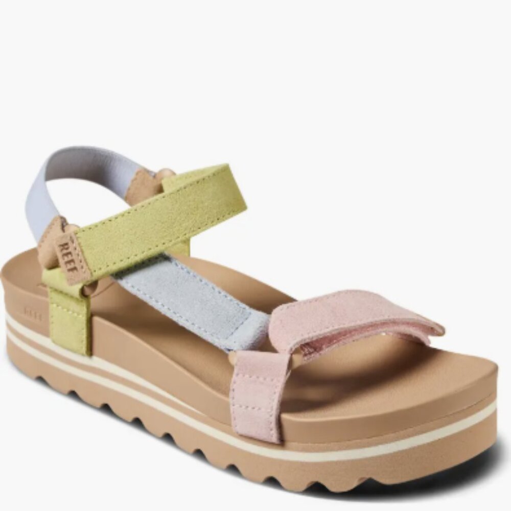 NWT Reef Cushion Rem Hi Sandals Women’s Platform Flip Flops Arch Support Size 7